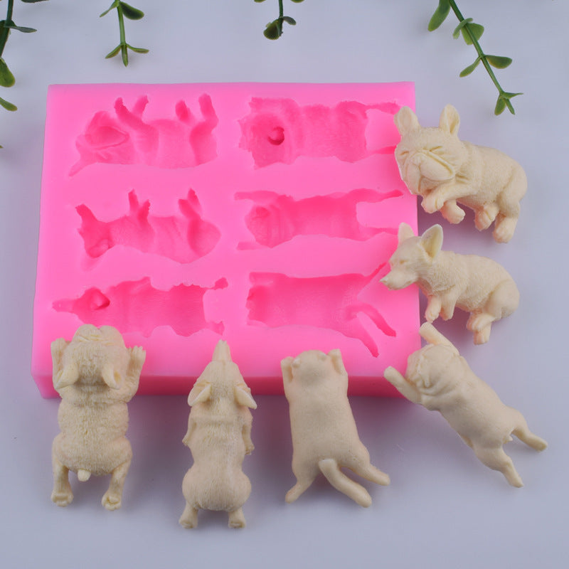 Cute Puppy Cake Decorating Mold
