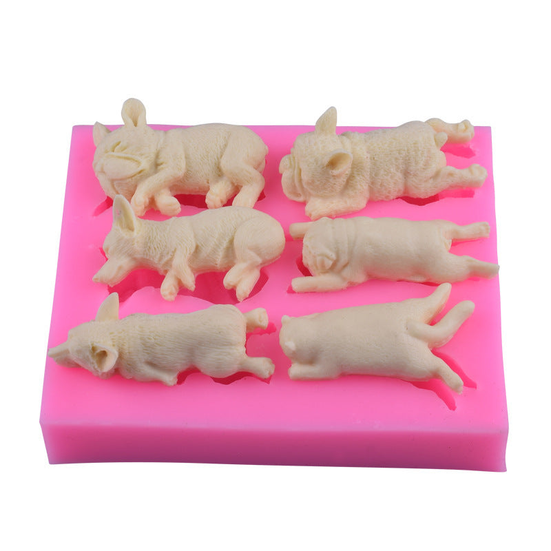 Cute Puppy Cake Decorating Mold