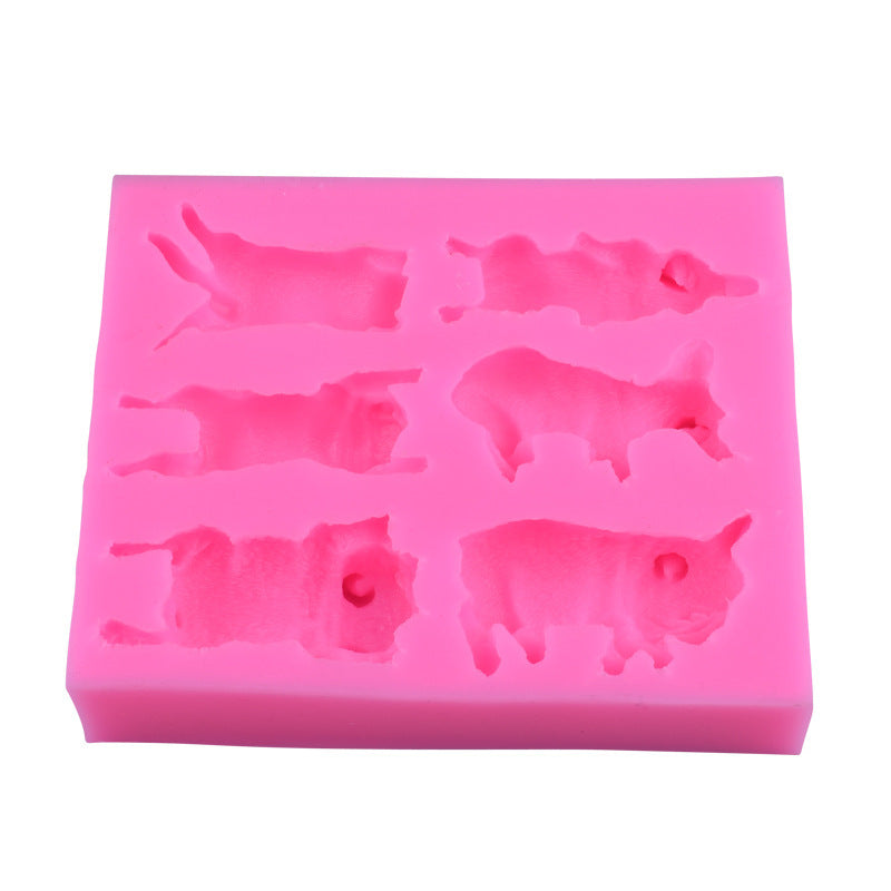 Cute Puppy Cake Decorating Mold